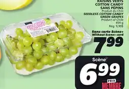IGA SEEDLESS COTTON CANDY GREEN GRAPES offer