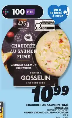 IGA FUMOIRS GOSSELIN FROZEN SMOKED SALMON CHOWDER offer