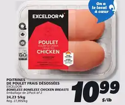 IGA EXCELDOR BONELESS BONELESS CHICKEN BREASTS offer