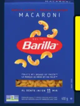 IGA BARILLA PASTA offer