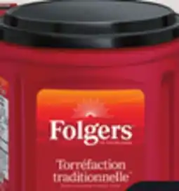 IGA FOLGERS Moulu COFFEE offer