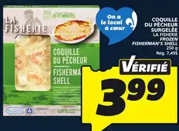 IGA LA FISHERIE FROZEN FISHERMAN'S SHELL offer