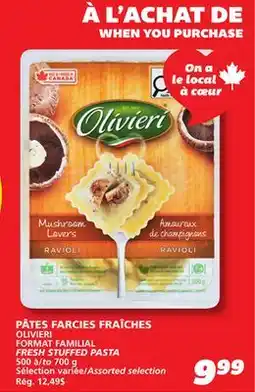 IGA OLIVIERI FRESH STUFFED PASTA offer