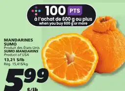 IGA SUMO MANDARINS offer