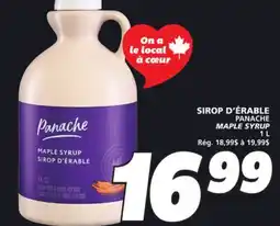 IGA PANACHE MAPLE SYRUP offer