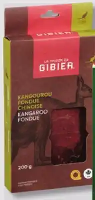 IGA LA MAISON DU GIBIER FROZEN GAME MEAT FOR CHINESE FONDUE offer