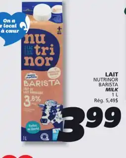 IGA NUTRINOR BARISTA MILK offer