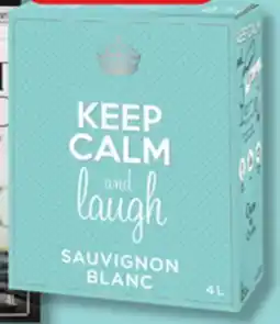 IGA KEEP CALM WHITE OR RED WINE offer