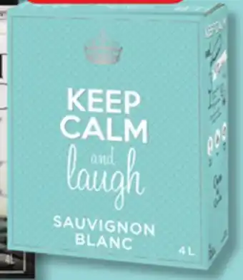 IGA KEEP CALM WHITE OR RED WINE offer