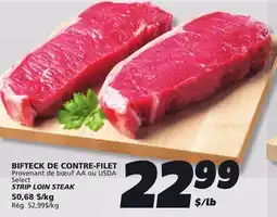 IGA STRIP LOIN STEAK offer