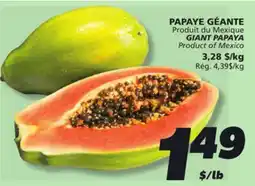IGA GIANT PAPAYA offer
