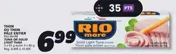 IGA RIO MARE TUNA OR SOLID LIGHT TUNA offer
