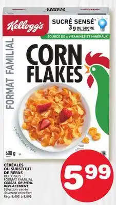 Marches Tradition KELLOGG'S CEREAL OR MEAL REPLACEMENT offer