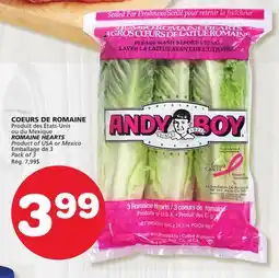Marches Tradition ROMAINE HEARTS offer