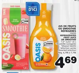 Marches Tradition OASIS REFRIGERATED FRUIT JUICE OR SMOOTHIE offer