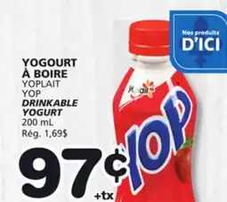 Marches Tradition YOPLAIT YOP DRINKABLE YOGURT offer