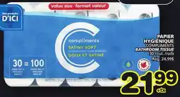 Marches Tradition COMPLIMENTS BATHROOM TISSUE offer