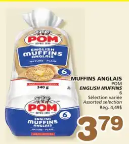 Marches Tradition POM ENGLISH MUFFINS offer