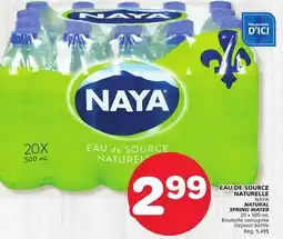 Marches Tradition NAYA NATURAL SPRING WATER offer