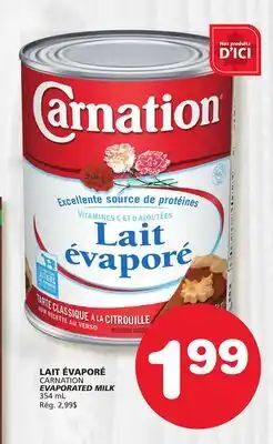 Marches Tradition CARNATION EVAPORATED MILK offer