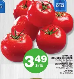 Marches Tradition GREENHOUSE RED TOMATOES offer