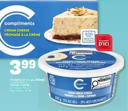 Marché Bonichoix COMPLIMENTS CREAM CHEESE offer