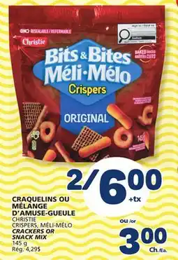 Marché Bonichoix CHRISTIE CRACKERS OR SNACK MIX offer