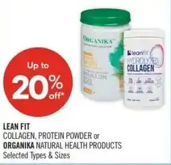 Shoppers Drug Mart Lean fit or organika offer