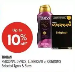 Shoppers Drug Mart Trojan personal device, lubricant or condoms offer