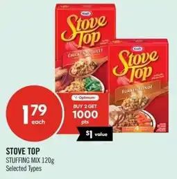 Shoppers Drug Mart Stove top stuffing mix offer