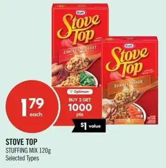 Shoppers Drug Mart Stove top stuffing mix offer