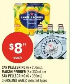 Shoppers Drug Mart San pellegrino, maison perrier or san pellegrino sparkling water offer