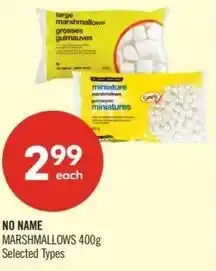 Shoppers Drug Mart No name marshmallows offer