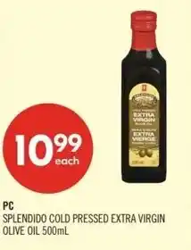 Shoppers Drug Mart PC splendido cold pressed extra virgin olive oil offer