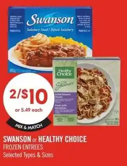 Shoppers Drug Mart Swanson or healthy choice offer