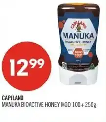 Shoppers Drug Mart Capilano manuka bioactive honey MGO offer