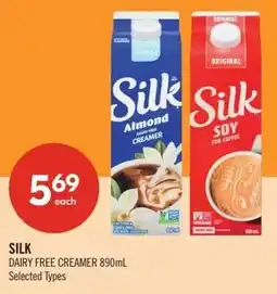Shoppers Drug Mart Silk dairy free creamer offer