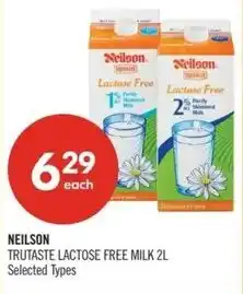 Shoppers Drug Mart Neilson trutaste lactose free milk offer
