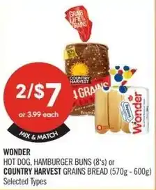 Shoppers Drug Mart Wonder or country harvest offer