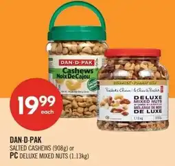 Shoppers Drug Mart Dan-D-pak or pc deluxe mixed nuts offer
