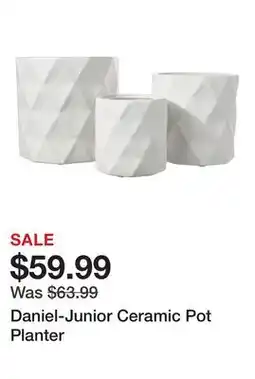 Wayfair Daniel-Junior Ceramic Pot Planter offer