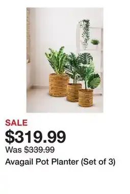 Wayfair Avagail Pot Planter (Set of 3) offer