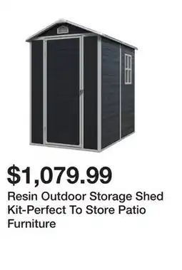 Wayfair Resin Outdoor Storage Shed Kit-Perfect To Store Patio Furniture offer