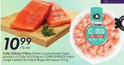 Sobeys Coho Salmon Fillets offer
