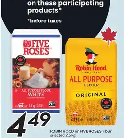 Sobeys ROBIN HOOD or FIVE ROSES Flour offer