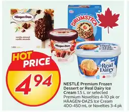 Sobeys NESTLÉ Premium Frozen Dessert or Real Dairy Ice Cream offer