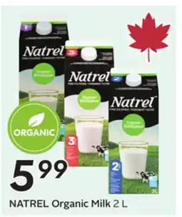 Sobeys NATREL Organic Milk offer