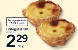 Fortinos PORTUGUESE TART offer
