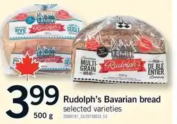 Fortinos RUDOLPH'S BAVARIAN BREAD offer