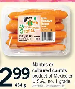 Fortinos NANTES OR COLOURED CARROTS offer
